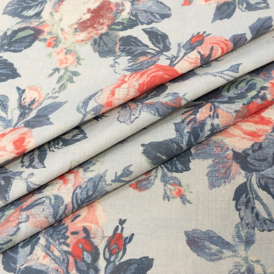 Waverly Apple Hill Chambray Linen & Cotton Blend Home Décor Upholstery Fabric